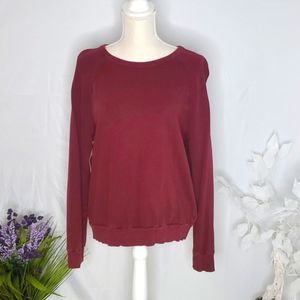 NWOT Sweatshirt burgundy